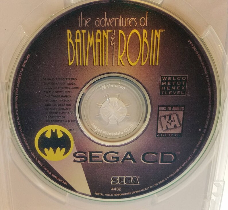 Adventures of Batman and Robin Sega CD