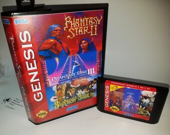 Phantasy Star 2,3 and 4 in 1 cartridge