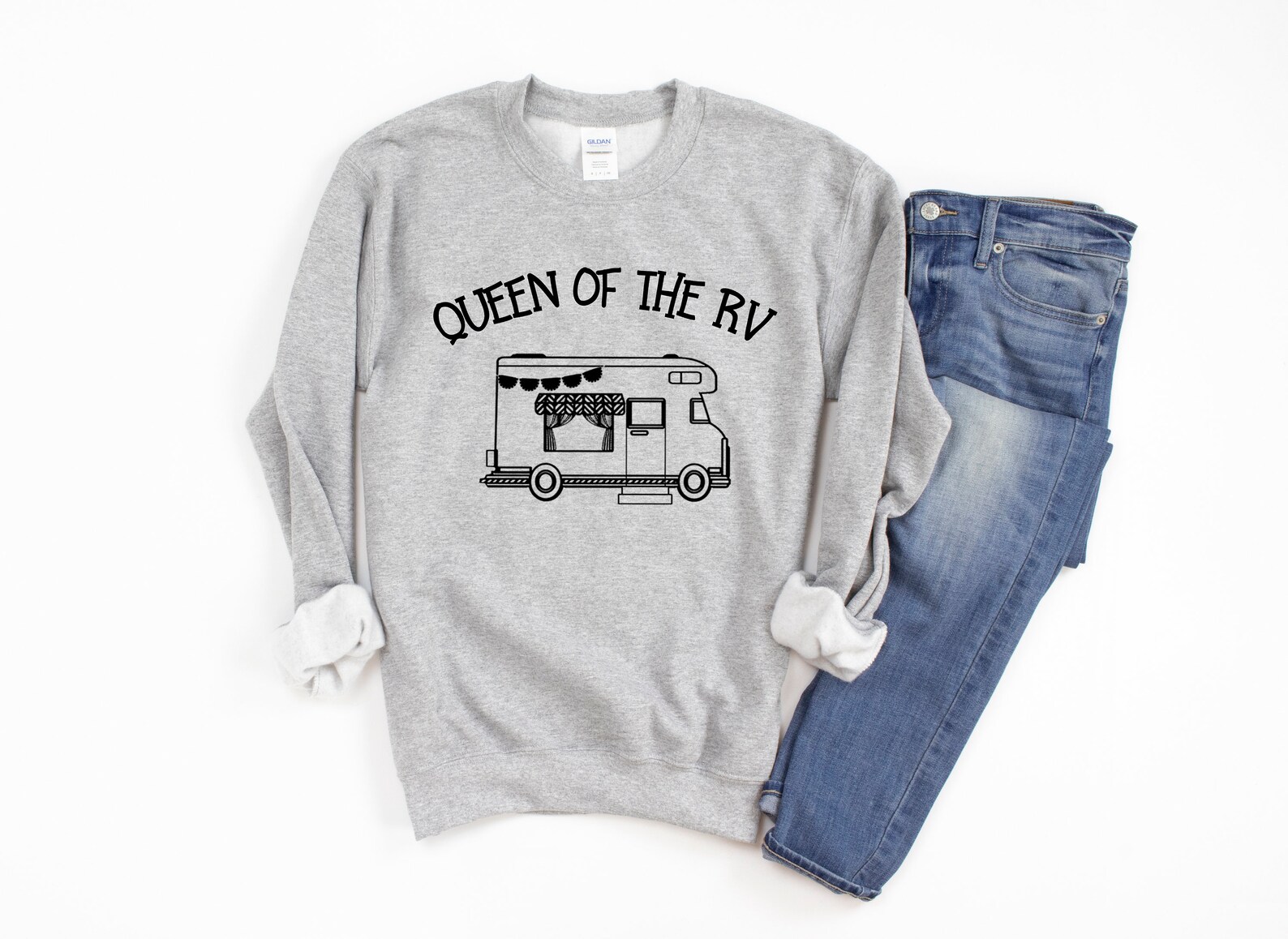 Queen of the RV Sweatshirt Etsy