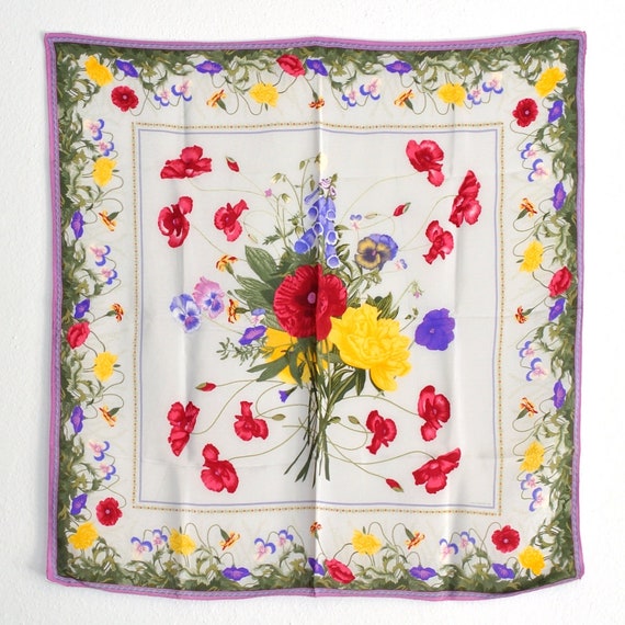 Vintage Liz Claiborne Accessories Floral Botanica… - image 4