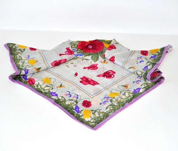 Vintage Liz Claiborne Accessories Floral Botanica… - image 5