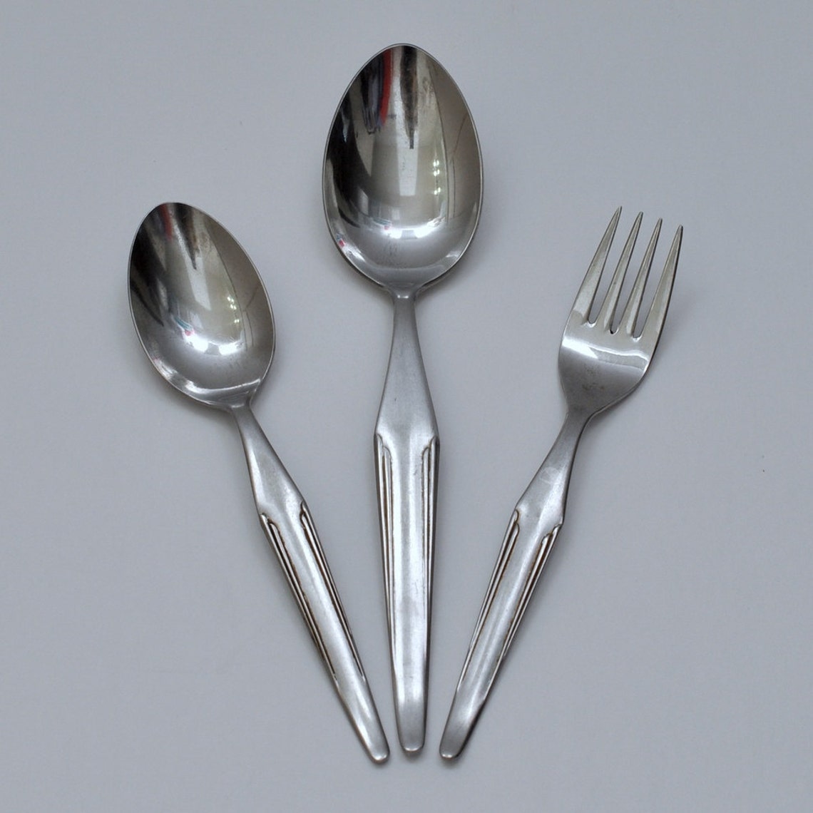 Vintage Everbrite Deluxe Stainless Solingen Germany Flatware Etsy