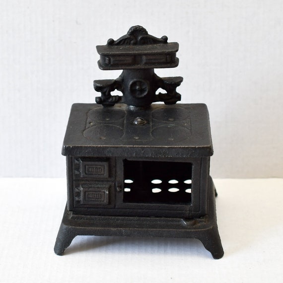 Vintage Dollhouse Cast Iron Kitchen Stove Etsy