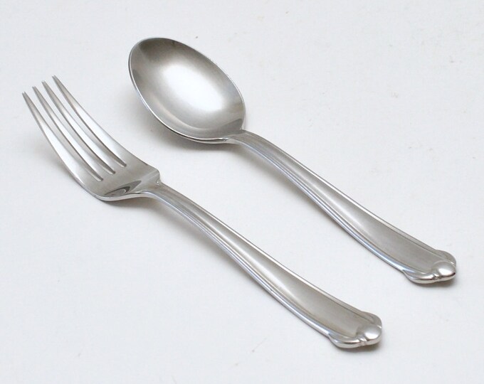 Mikasa Classico Stainless Steel Flatware Silverware Glossy, Gerald