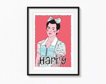 Harry Styles Dorothy Costume Print – Music Icon Wall Art, A5