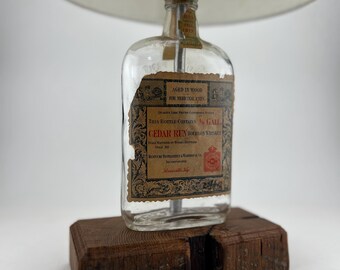 Cedar Run Prohibition Bourbon Lamp