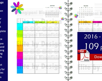 2016 2017 planner etsy