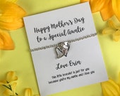Bracelet For Auntie, Mother 39 s Day Gift, Gift For Auntie, Bracelet, Mother 39 s Day, Special Auntie, Silver Bracelet, Aunt, Mother 39 s Gift