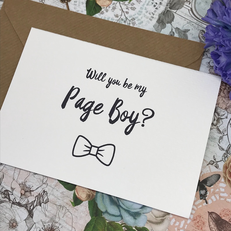 Usher Wedding Card Card Will You Be My Best Man? Best Man Wedding Page Boy Groomsman Wedding Stationery