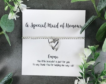 A Special Maid Of Honour Bracelet, Maid of Honour, Maid of Honor, Wedding Jewellery, Wedding Jewelry, Wedding, Bridesmaid Jewellery, Bride