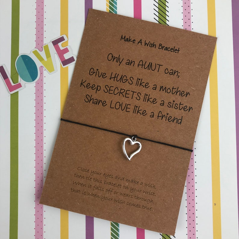 auntie charm bracelet