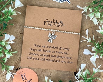 守護天使の思い出のビーズブレスレット