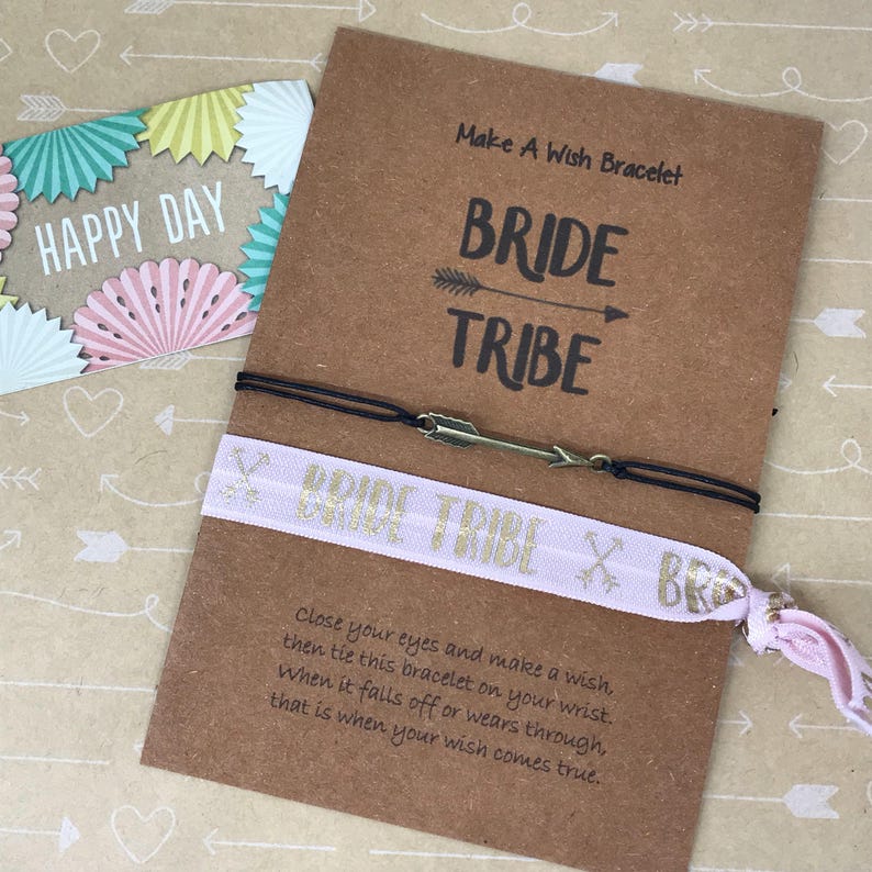 Wish Bracelet Charm Bracelet Bride Tribe Hair Tie Wishing Etsy