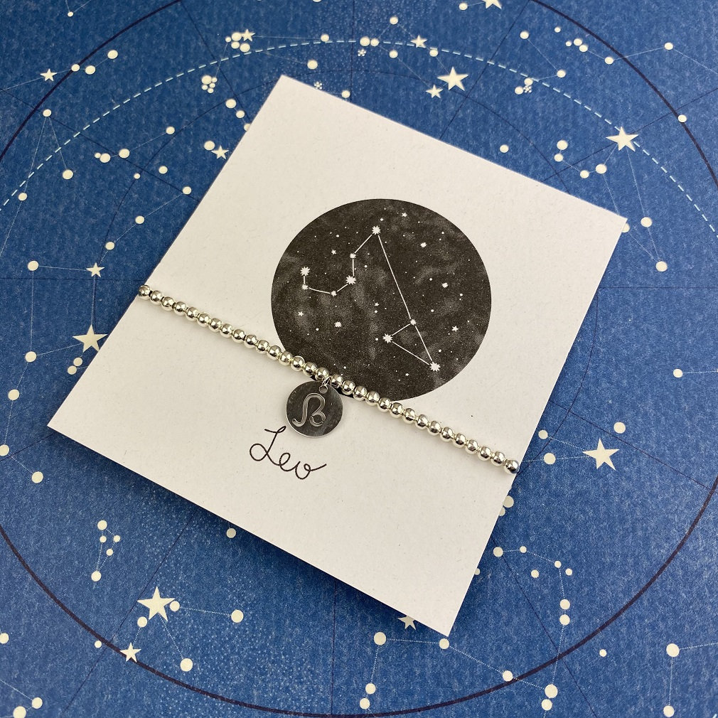 Zodiac Bracelet Leo Bracelet Charm 