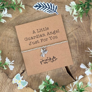 A Little Guardian Angel Just For You, Beaded Bracelet, Guardian Angel, Guardian Angel Bracelet, Angel Bracelet, Angel Charm, Gift For Her image 8