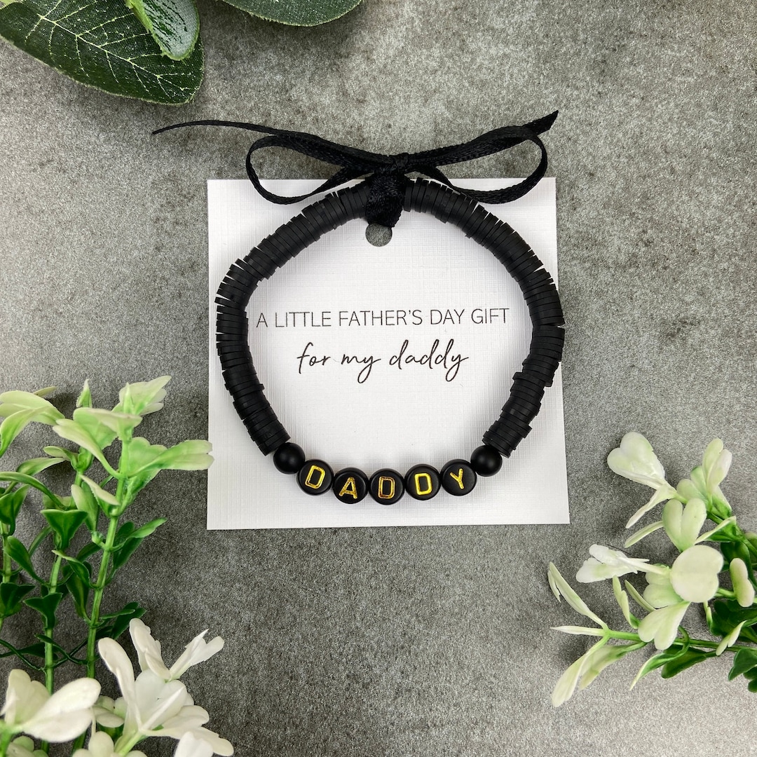 Daddy Gift, Daddy Bracelet, Father's Day Gift, Gift for Daddy, Birthday ...