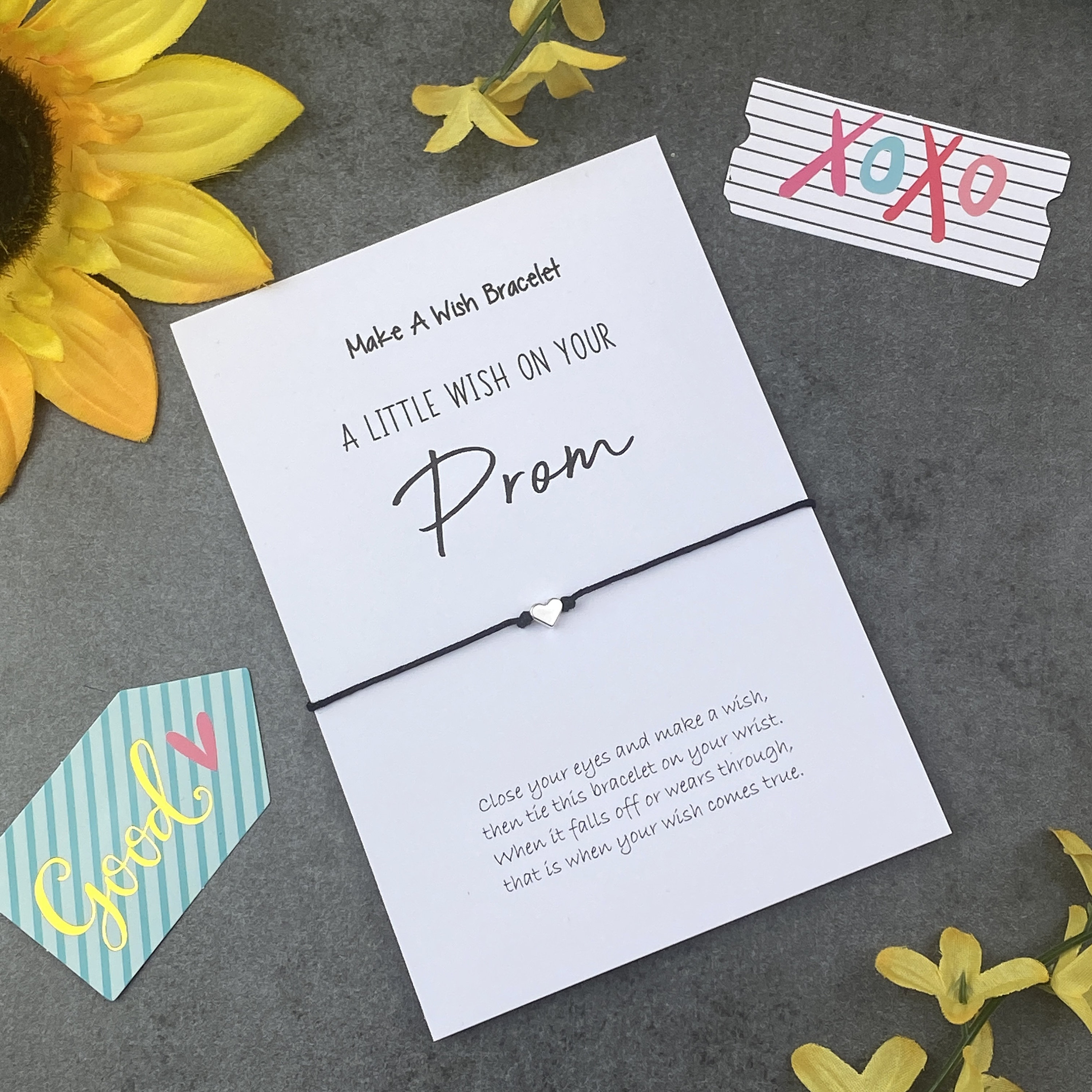 A Little Wish On Your Prom, Wish Bracelet, Prom Gift, Prom Bracelet, …