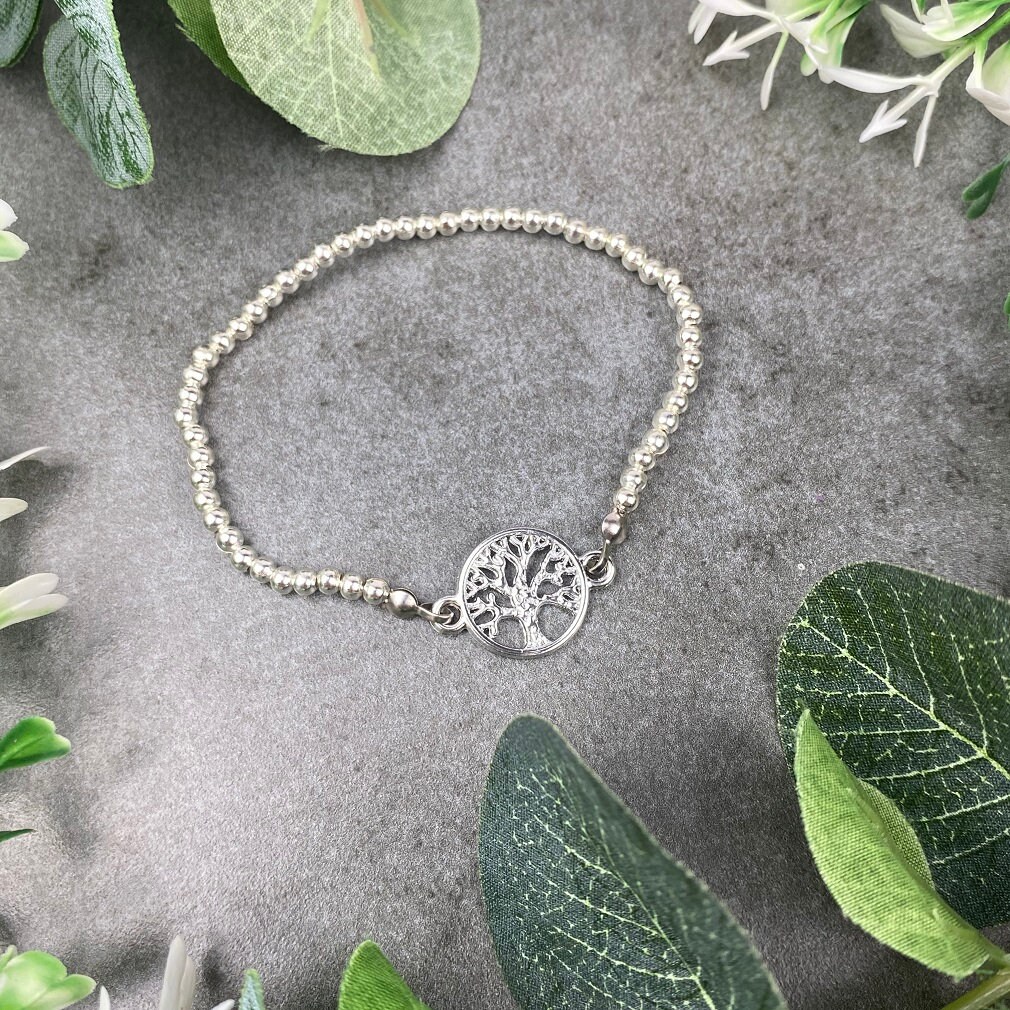 Tree of Life Beaded Bracelet - Family, Gift for Her, Gift for Family ...