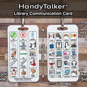 HandyTALKER® Bibliothek Kommunikations-Kernplatine! AAC Core Board für die Kommunikation zwischen Bibliotheken. Nichtverbale Kommunikationshilfe.