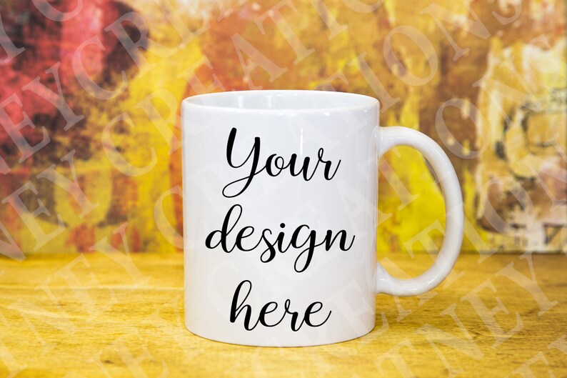 Download Mug Mockup 11 oz. White Coffee Mug Blank Styled Stock | Etsy