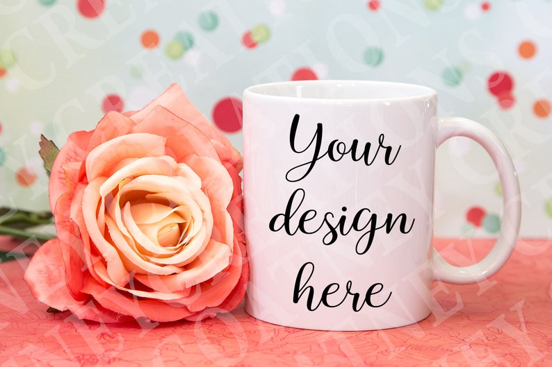 Download Mug Mockup 11 oz. White Coffee Mug Blank Styled Stock | Etsy