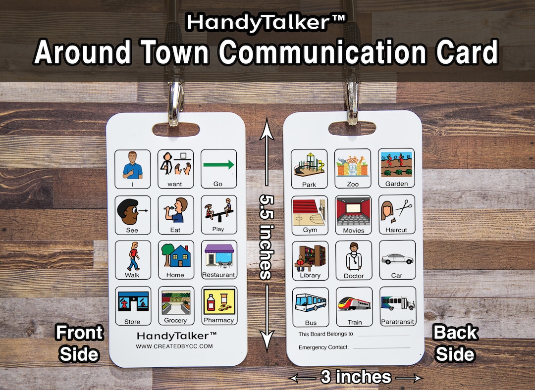 Handytalker® Help Your Non Verbal Kids Communicate AAC Portable Picture
