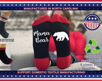 Mama Bear Socks! Great Mother's Day or birthday present!