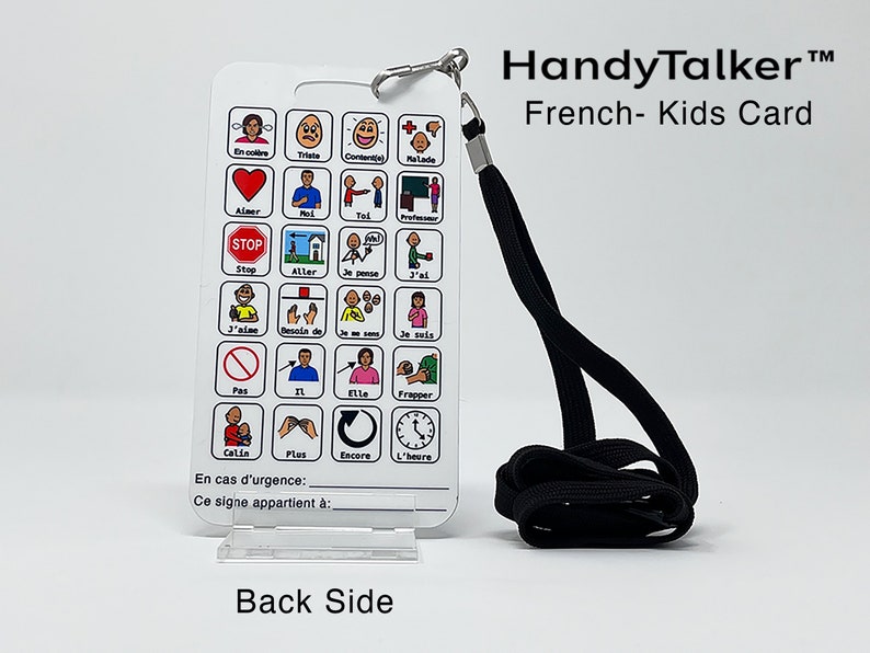 Handytalker™ FRENCH Help Your Non Verbal Kids Communicate in Etsy