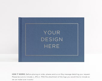 Custom Guest Book | Business Logo | Custom Wedding Logo and Wedding Monogram | Your Logo Here | Photo Booth Album | Design: Your Design Here