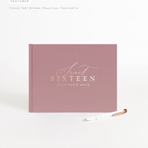 Sweet 16 Guest Book Alternative Etsy