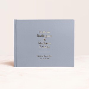 Wedding Guest Book | Neutral Guestbook | Album for Wedding | Wedding Sign In Book | Guestbook Foil | Design: Serene Simplicity
