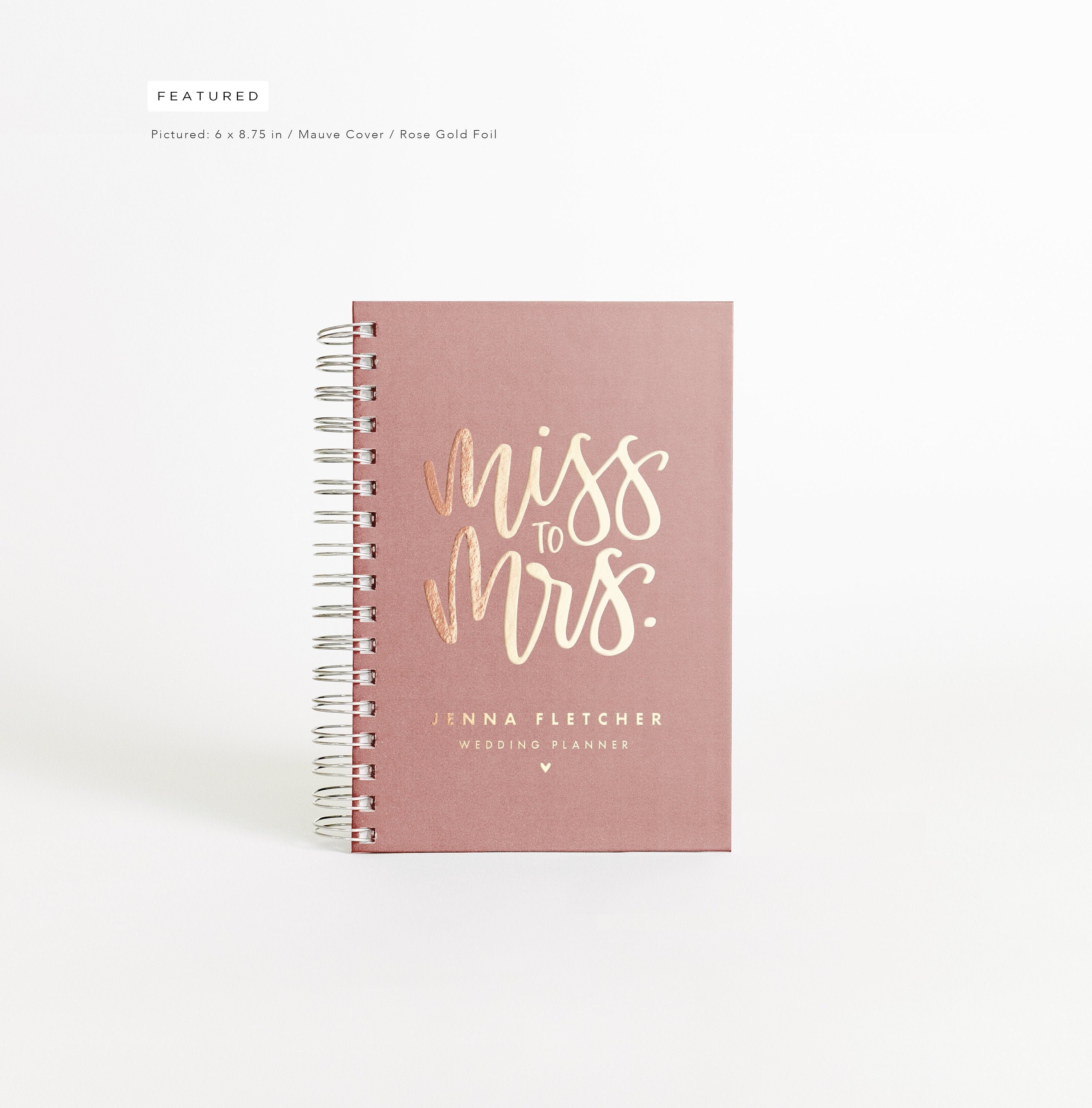 Petit cahier de notes - Mauve & gold – Miss planif
