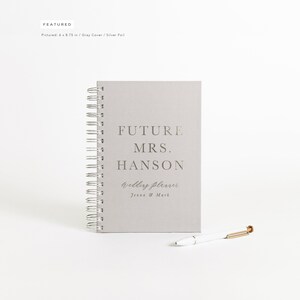 Organisateur de mariage | Carnet d&#39;organisation de mariage personnalisé | Idée cadeau de fiançailles | Cadeau nuptiale de douche | Cadeau pour la mariée | Conception : sophistiquée