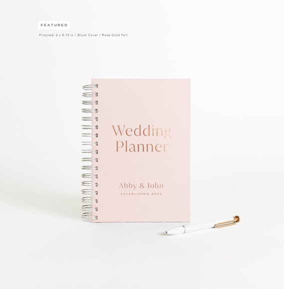 Wedding Planner Personalized Wedding Planning Book Bachelorette