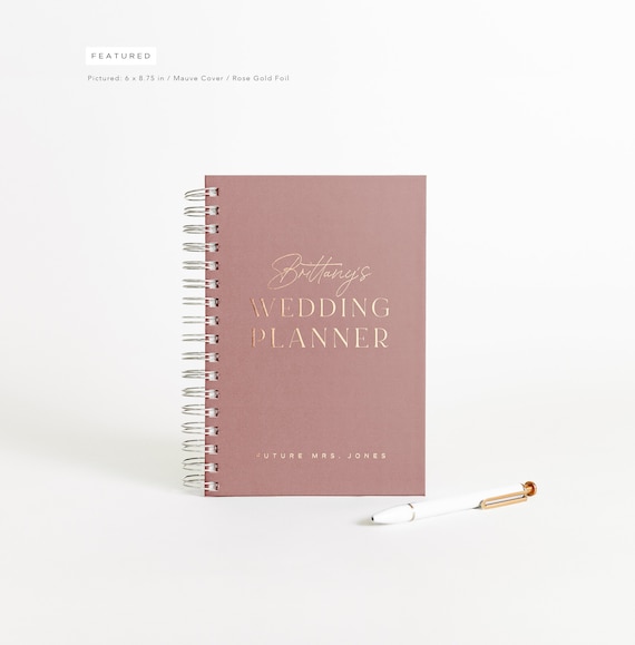 Wedding Planner Personalized Wedding Planning Book Custom Bridal