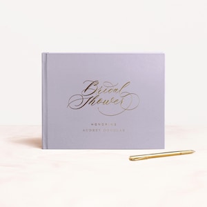 Bridal Shower Guest Book | Blush Album Gold Foil | Future Wife To Be |  Bachelorette Photo Booth | Wedding Shower | Design: Bridal Shower