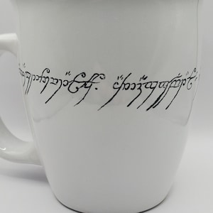 Elvish Script Mug