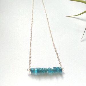 Neon Apatite Necklace