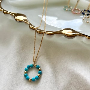 Turquoise Necklace | Turquoise Jewelry | Gemstone Necklace | Gemstone Jewelry