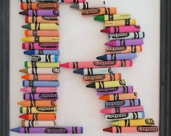 Crayon Art Picture Frame