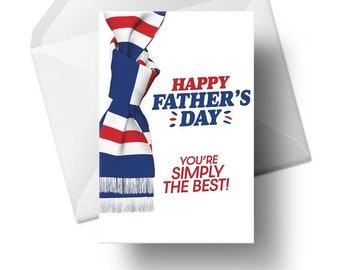 Father's Day Card for Rangers Supporters - Simply The Best!