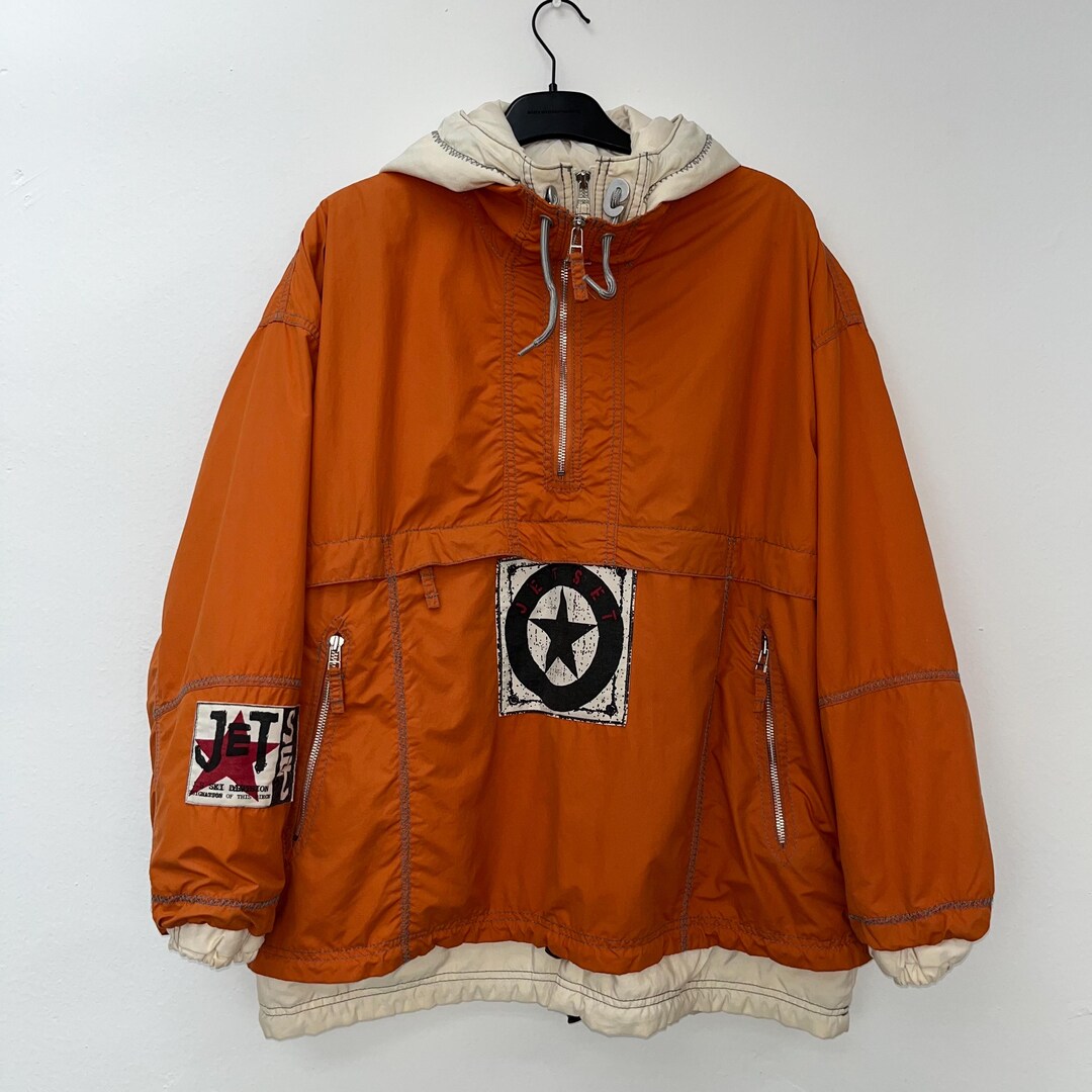 Vintage JS Ski Division by Goldwin Double Layers Anorak Hoodie Jacket ...