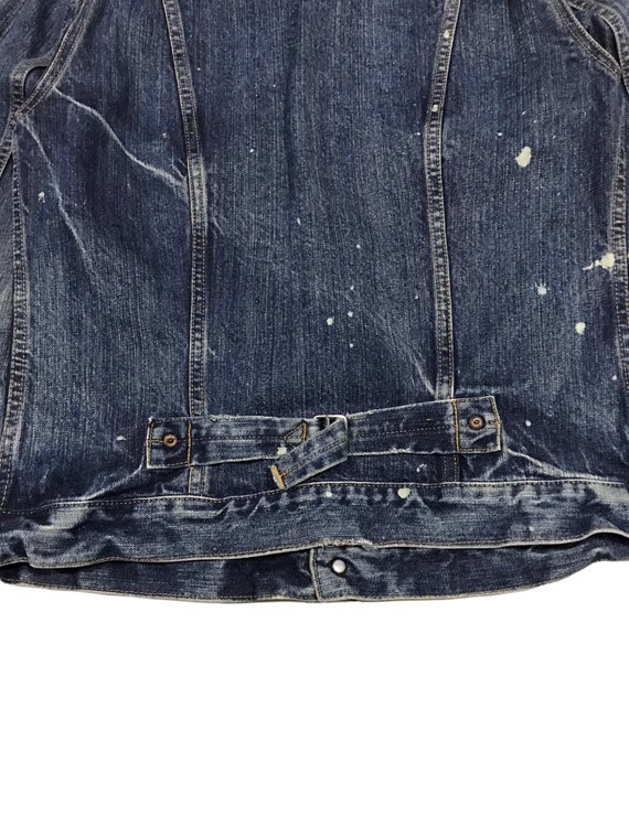 DOMINGO DMG Japan Distressed Denim Jacket Size 2 … - image 6