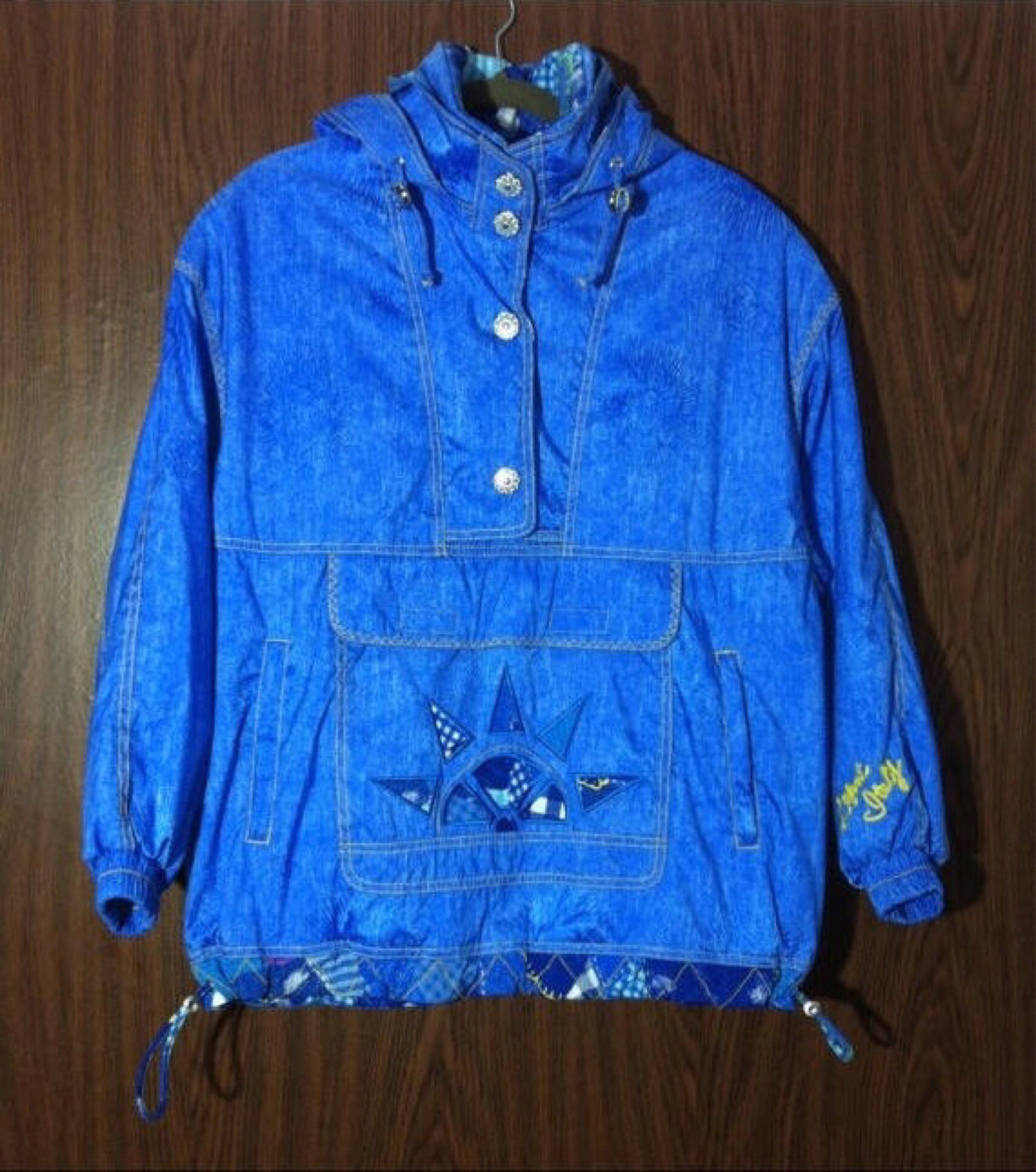 vintage pullover ski jacket