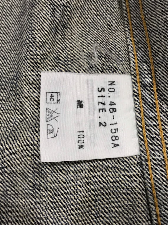DOMINGO DMG Japan Distressed Denim Jacket Size 2 … - image 10