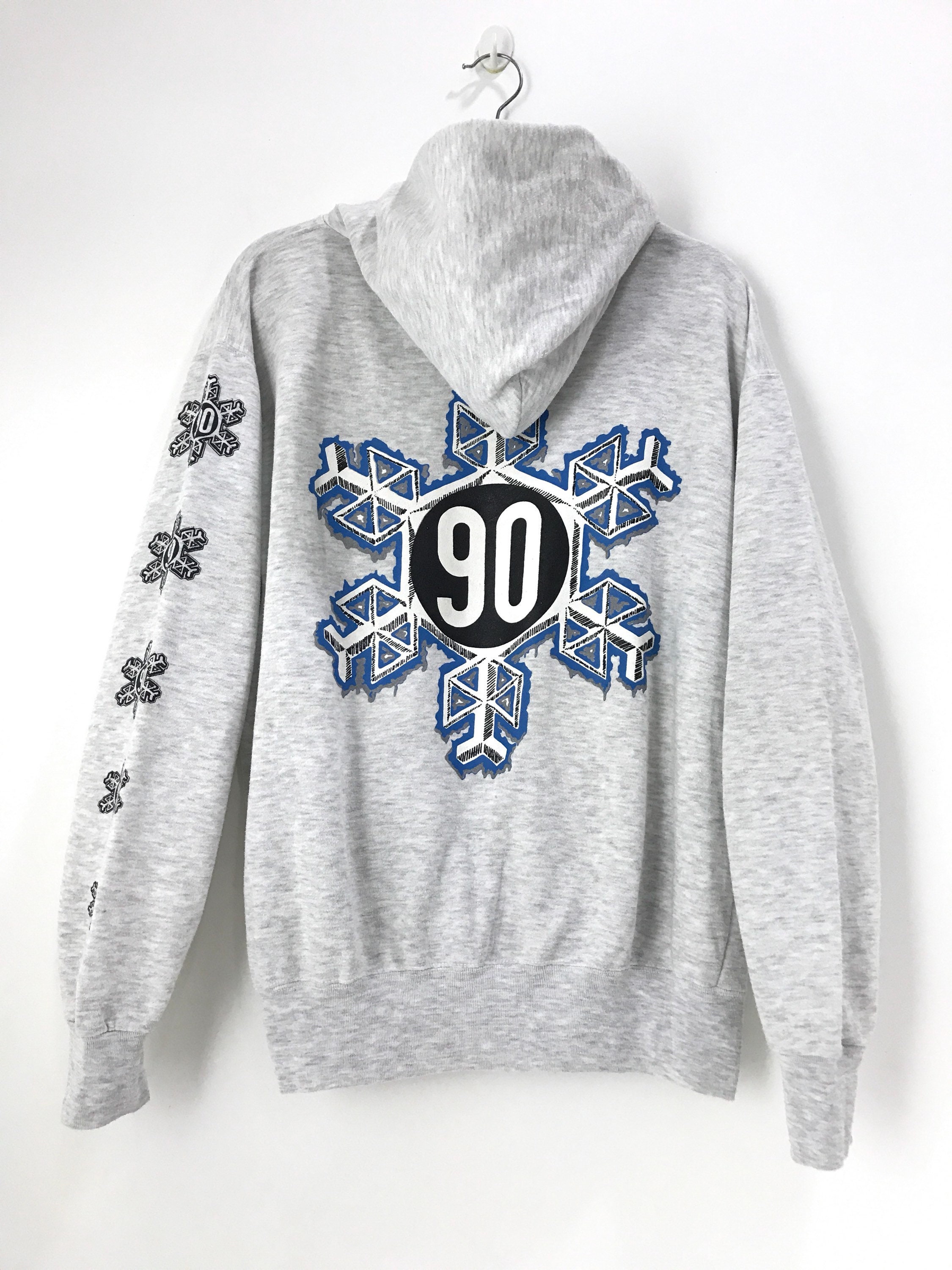 Super Rare Vintage Kevin Staab Ninety 90 Snowflake Sweatshirt