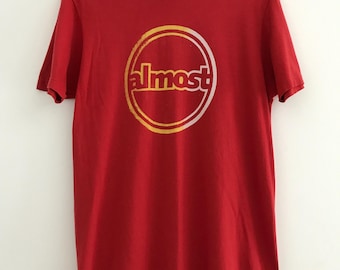 Vintage ALMOST Skateboard T-shirt Rare
