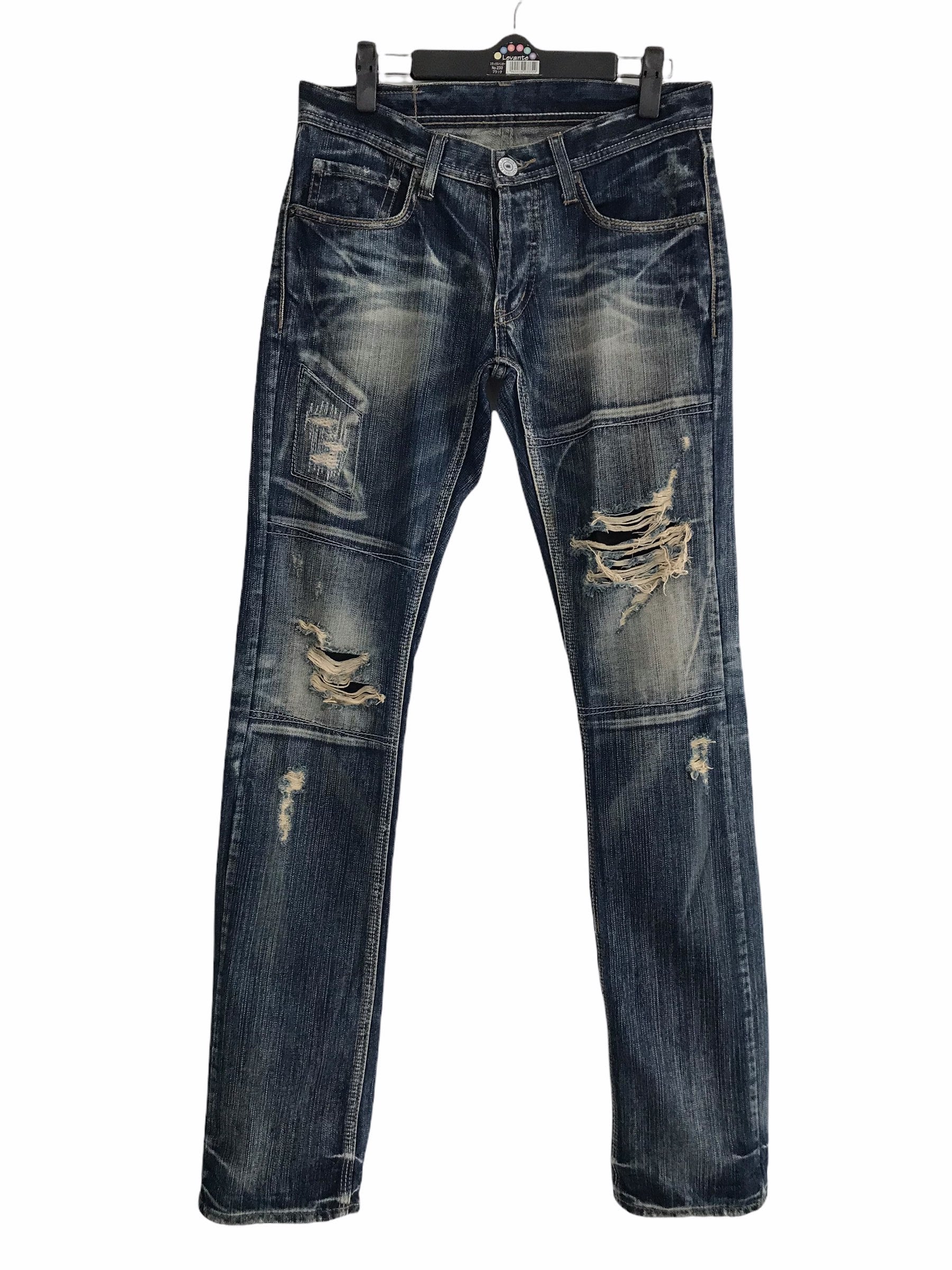 vintage edge rupert 多重 zip design denim