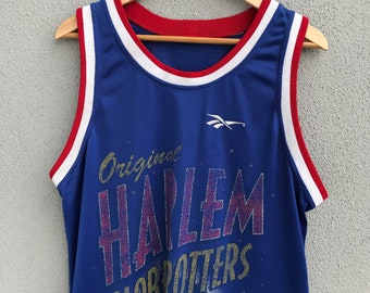 Vintage Original Harlem Globetrotters Jersey Reebok Size L Made in