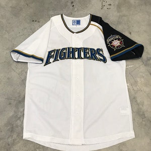 Vtg Sunaga Hokkaido Nippon Ham Fighters Jersey Player Signed size M